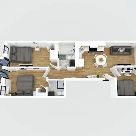 Chic & Modern 3br Retreat In The Heart Of Brooklyn Apartment *