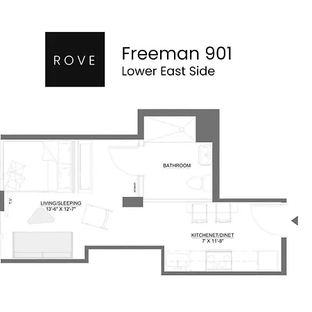 Freeman 901 By Rove Travel - With Shared Amenities *