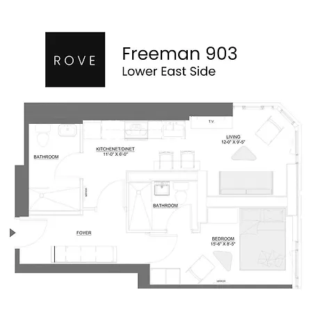 Holiday home Freeman 903 By Rove Travel - 1br With Shared Amenities *