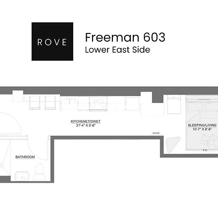 Freeman 603 By Rove Travel - With Shared Amenities *