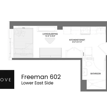 Freeman 602 By Rove Travel - With Shared Amenities Apartment *