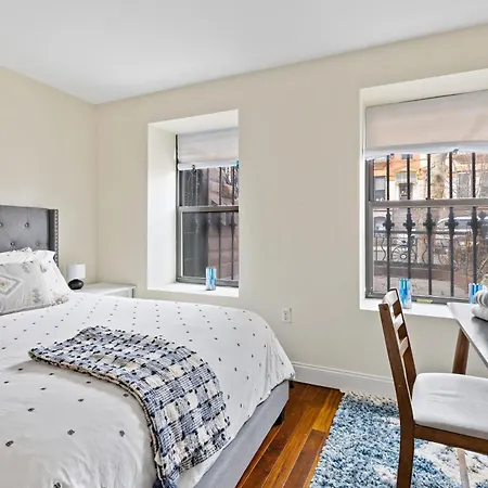 Enchanting Brownstone With A Magical Garden Apartment