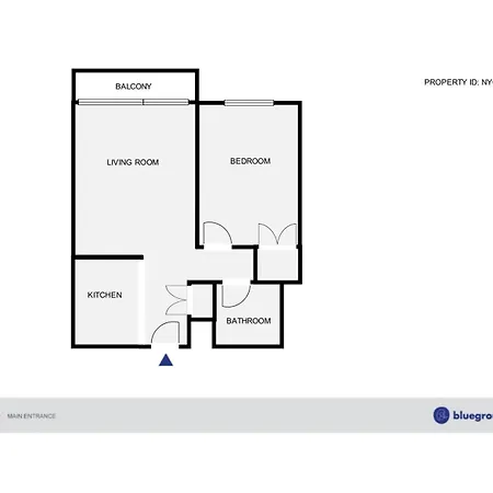 Apartment Hells Kitchen 1br W Gym Doorman Lounge Nyc-249