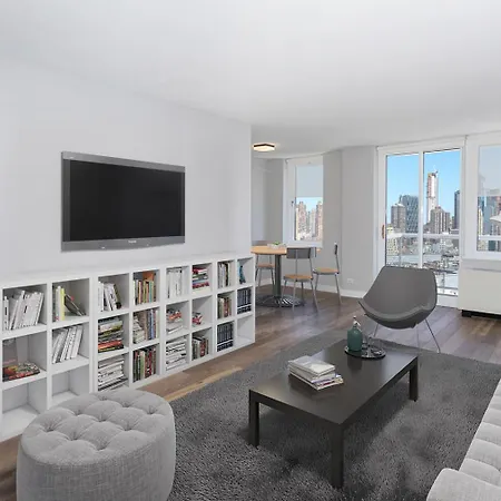 Apartment Hells Kitchen 1br W Gym Doorman Lounge Nyc-249
