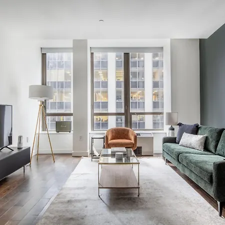 Sleek Modern Fidi 1br In Luxury Building Nyc-206 Apartment