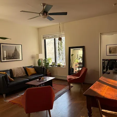 Apartment Sunlit Luxury 2br Harlem Brownstone Retreat - Near Express Trains New York