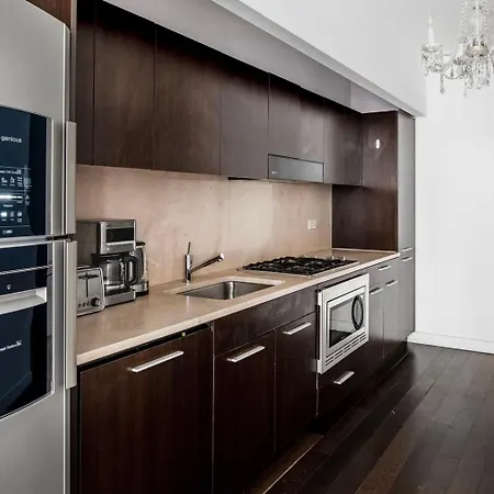 Apartment Sleek Modern Fidi 1br In Luxury Building Nyc-206 *