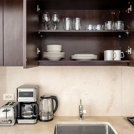 Apartment Sleek Modern Fidi 1br In Luxury Building Nyc-206 *