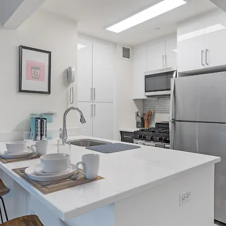 Apartment Fidi W Work Setup By Anyplace - 11431