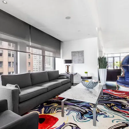 Apartment Sleek Modern Fidi 1br In Luxury Building Nyc-206 New York