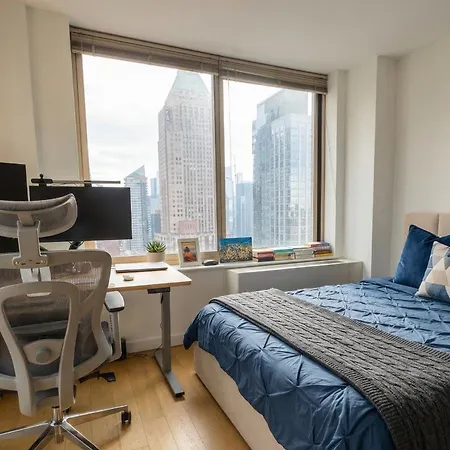 Apartment Midtown Manhattan Luxury 1br With Skyline Lifestyle *