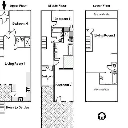 Lovely Brownstone In W Harlem 4 Bdr 3 Bath Garden New York