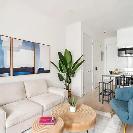 14-1b Sleek Modern 1br Union Square Wd In Unit Apartment *