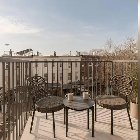 Apartment Stylish 1bd With Balcony&washer Near Train *