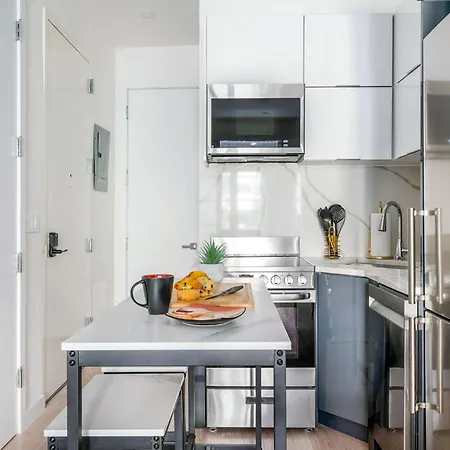 14-1b Sleek Modern 1br Union Square Wd In Unit *