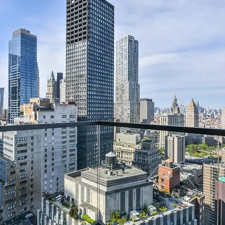 Luxury In Downtown Manhattan Skyline Views Apartment *