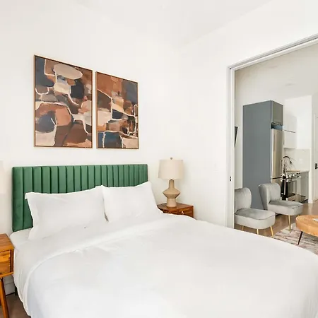 14-b Sleek Modern 1br W Outdoor Space Union Square Wd In Unit *