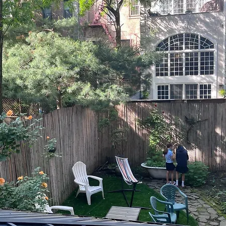 Spacious Garden Duplex 2 Bdrm Apartment New York