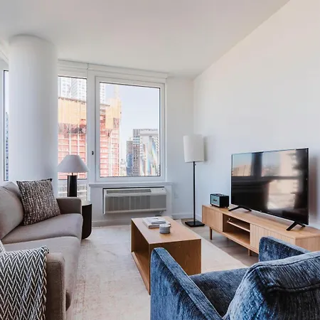 Blueground Jersey Doorman Wd Gym Nyc-1579 Apartment New York