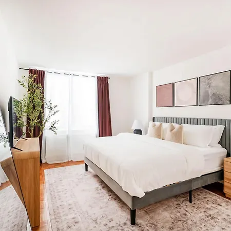 43-4d Newly Furnished 2br Full Service 24h Doorman Laundry Gym * New York