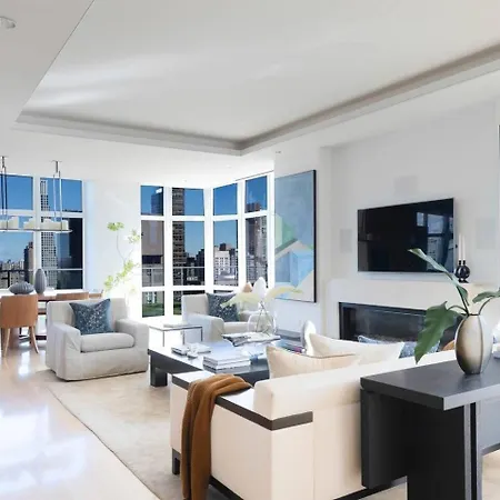 Luxury Penthouse With Panoramic Hudson River Views New York