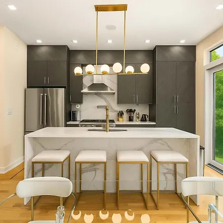 Bushwick Townhouse By Haus Modern 3br With Private Yard Apartment *