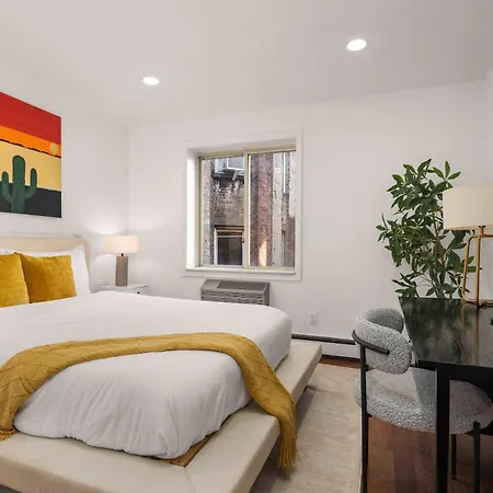 Apartment Cooper Terrace 1br Light-filled Loft With Balcony In Elevator Building *