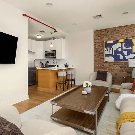 Broadway Terrace Sunlit 1br With Private Balcony Apartment New York
