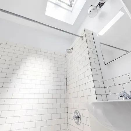 The West Village Penthouse Huge Windows Desk Skylights Cobblestone Street New York