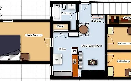 Apartment Modern/rustic Garden *
