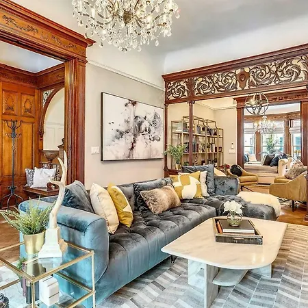 Stayloom's Dazzling Luxe Brownstone | 5 Min To A/c Villa New York