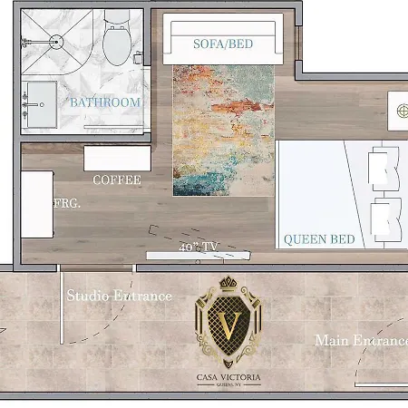 Relaxing Private Studio Near Laguardia Airport Apartment