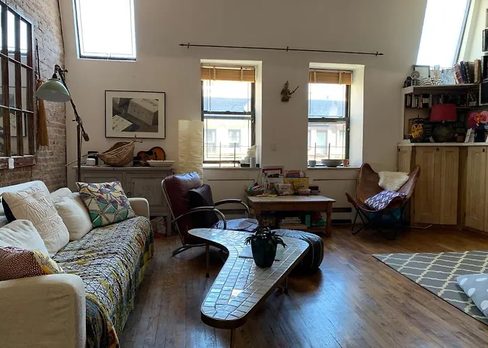 Airy Brownstone Penthouse Duplex Near Central Park