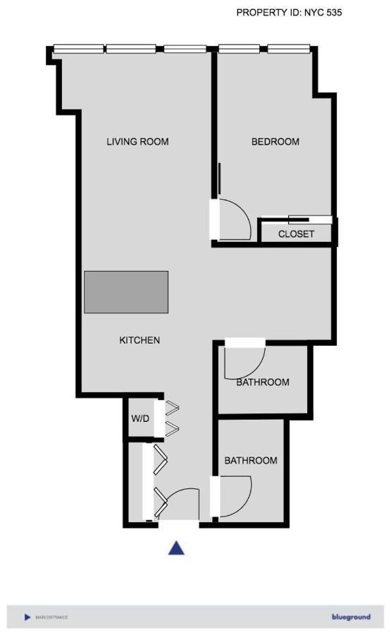 Appartement Fidi 1br W Wd Elevator Nr World Trade Center Nyc-535 New York