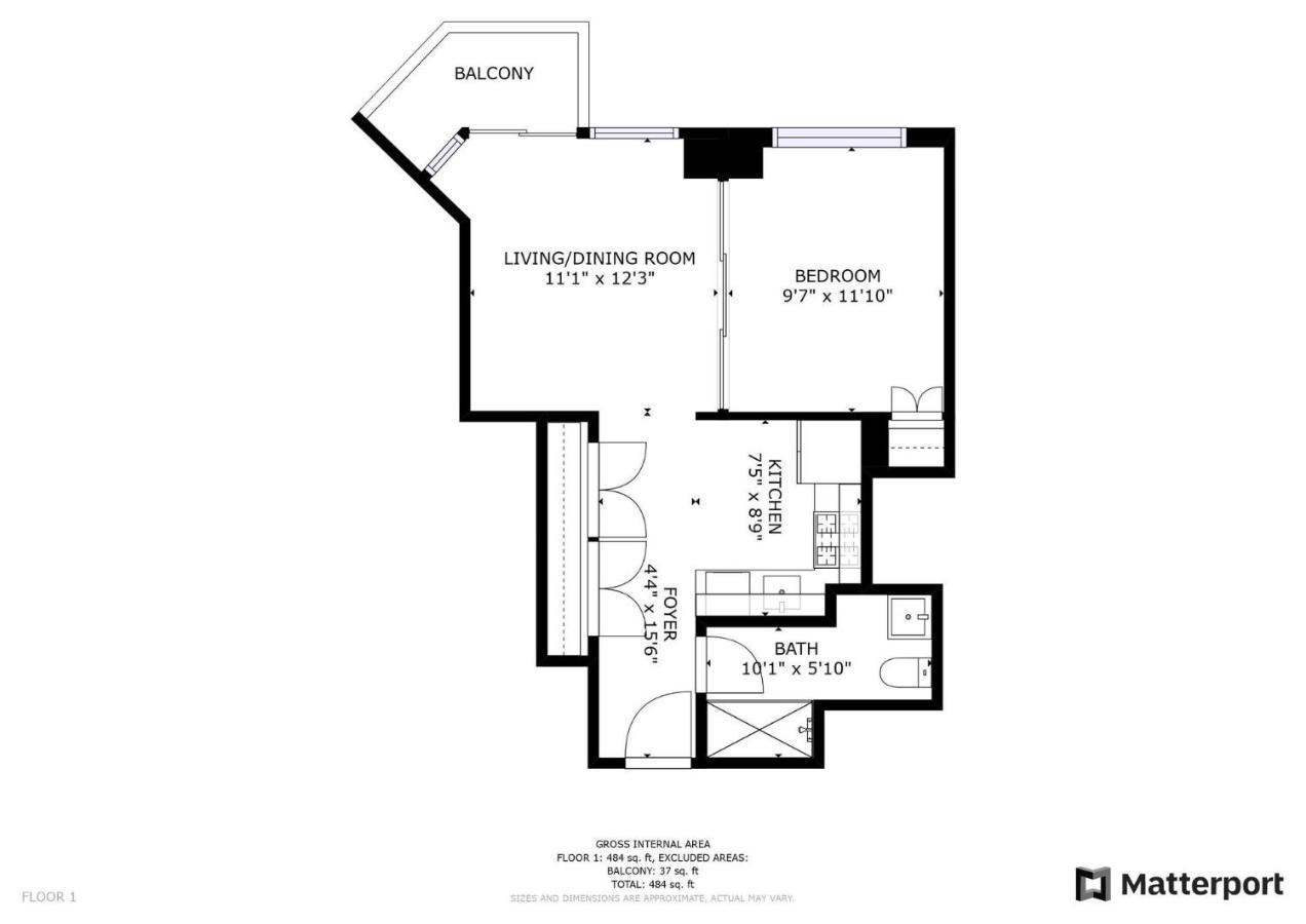 Apartment Picturesque 1br In Nyc Balcony *