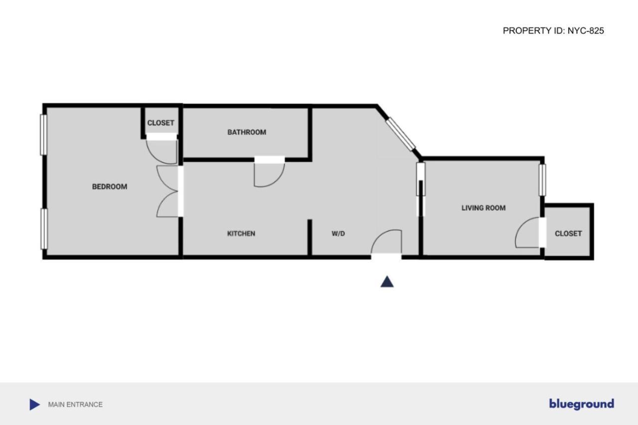Apartment Les 1br W Wd Nr Bd Train Park Nyc-825 *