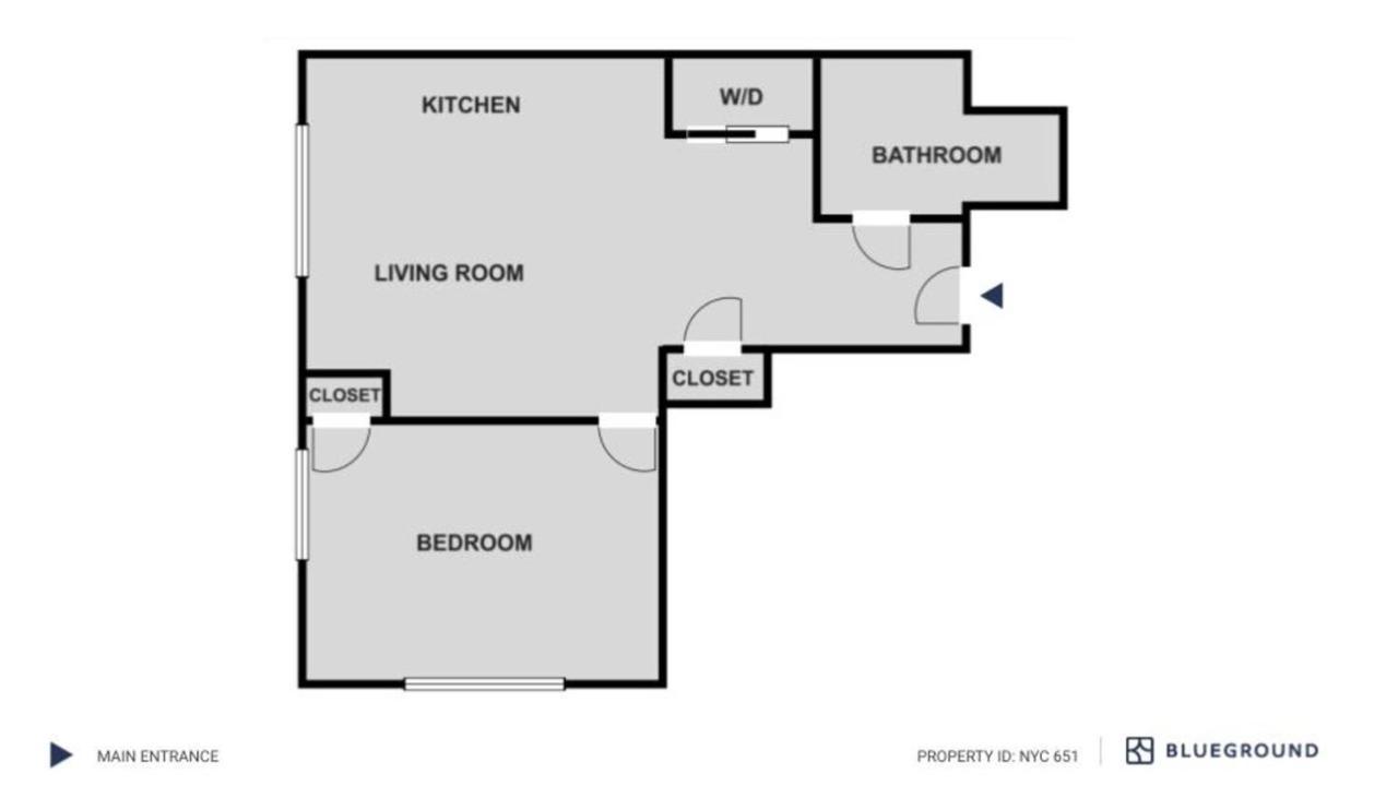 Gorgeous Midtown W 1br W Gym Nr Times Sq Nyc-651 Appartement New York