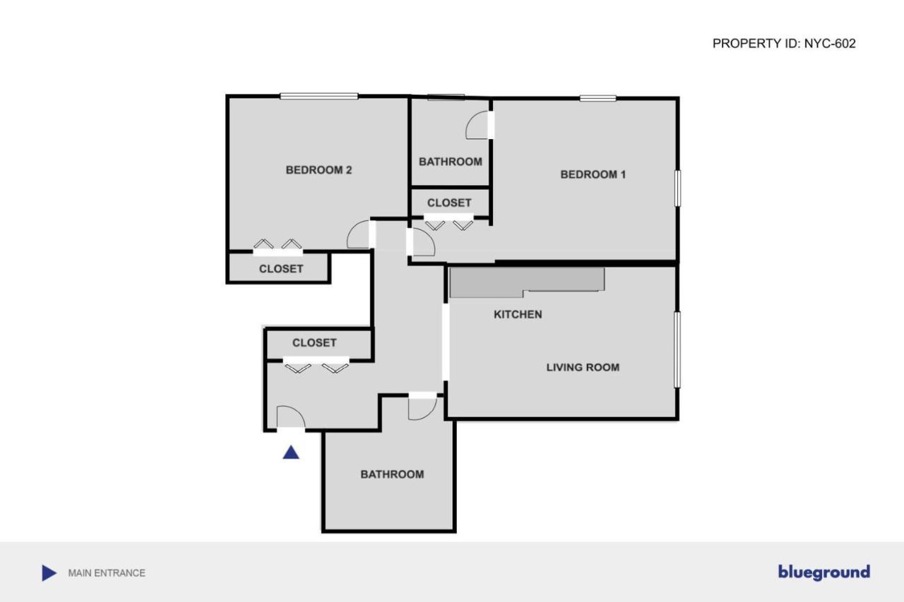 Apartment Uws 2br W Doorman Elevator Gym Nr Park Nyc-602 *