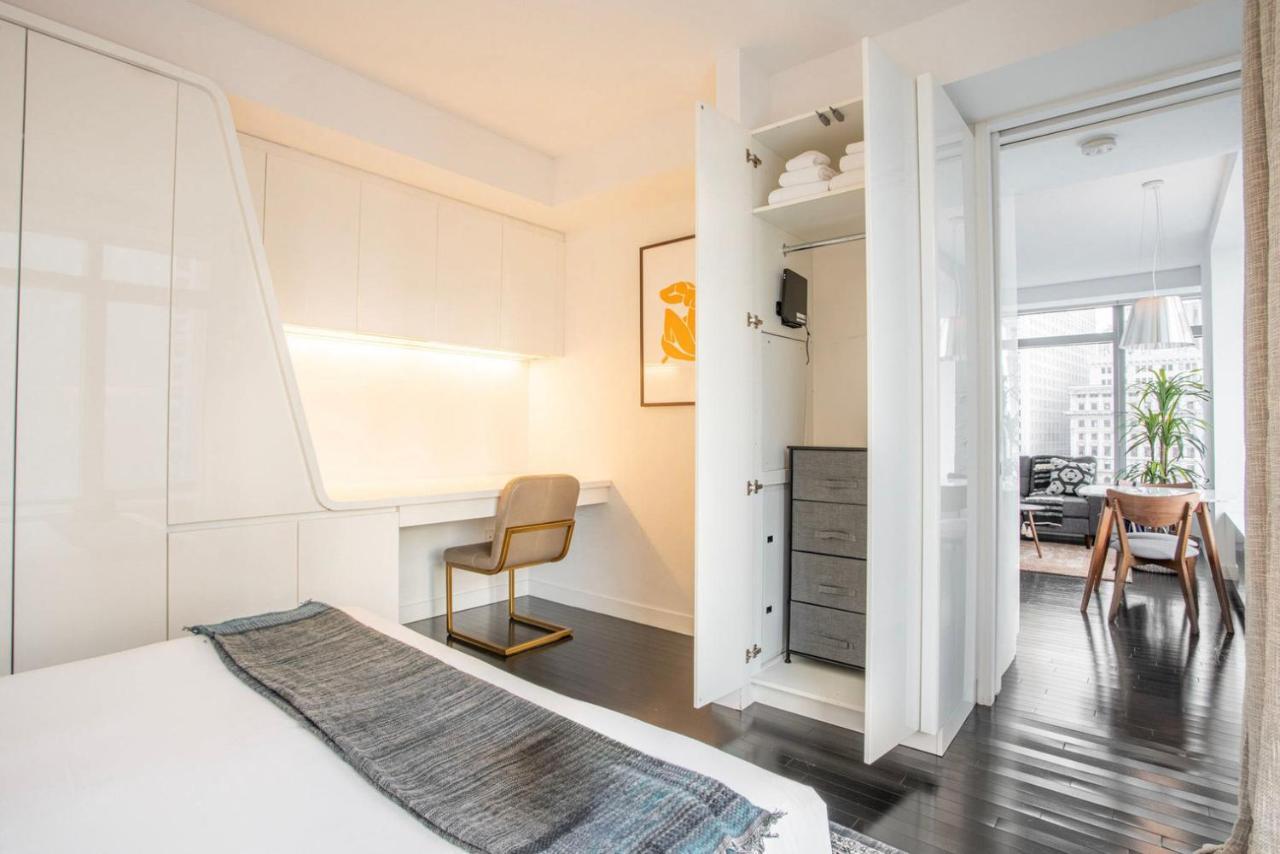 Financial District 1br W Wd Gym Elevator Nyc-1361 Apartment New York