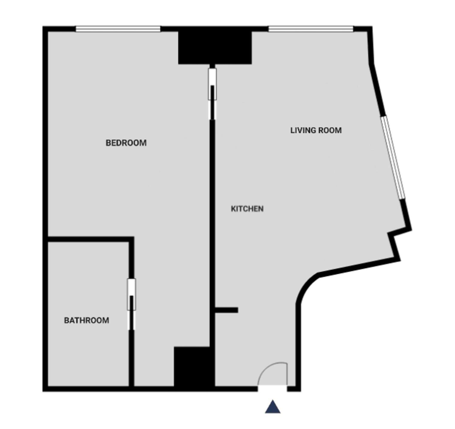 Financial District 1br W Wd Gym Elevator Nyc-1376 Appartement
