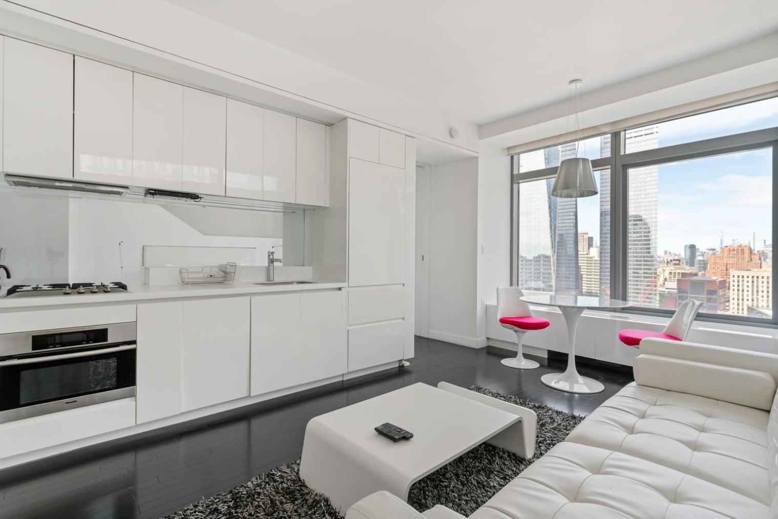 Financial District 1br W Wd Gym Elevator Nyc-1376 Appartement *