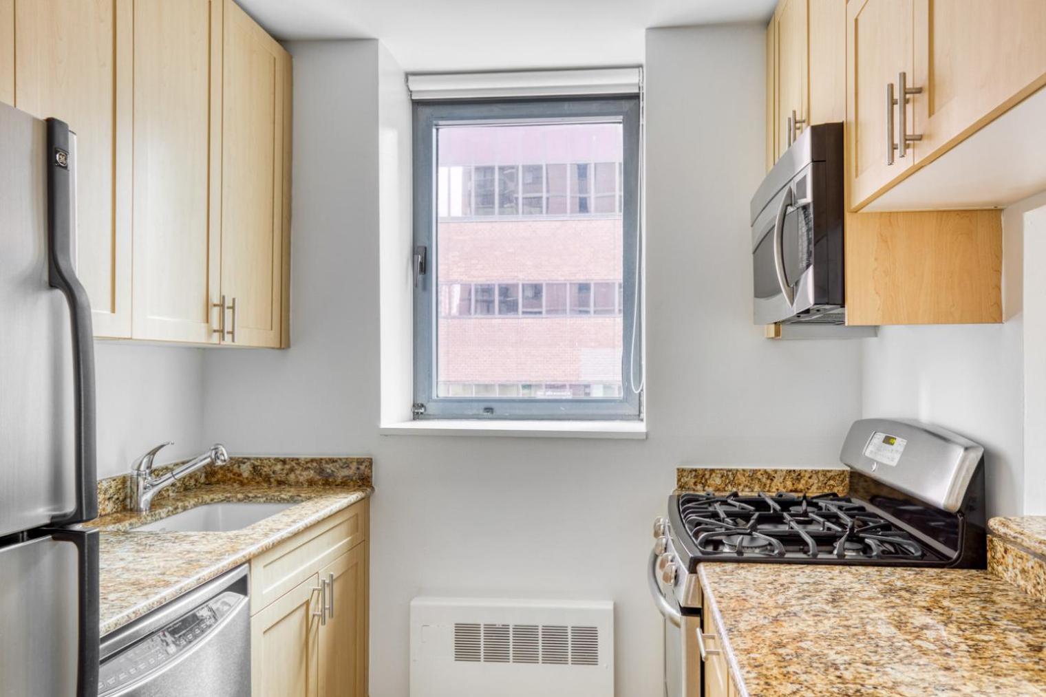 Appartement Midtown 1br W Dm Elevator Gym Nr Times Sq Nyc-799 *