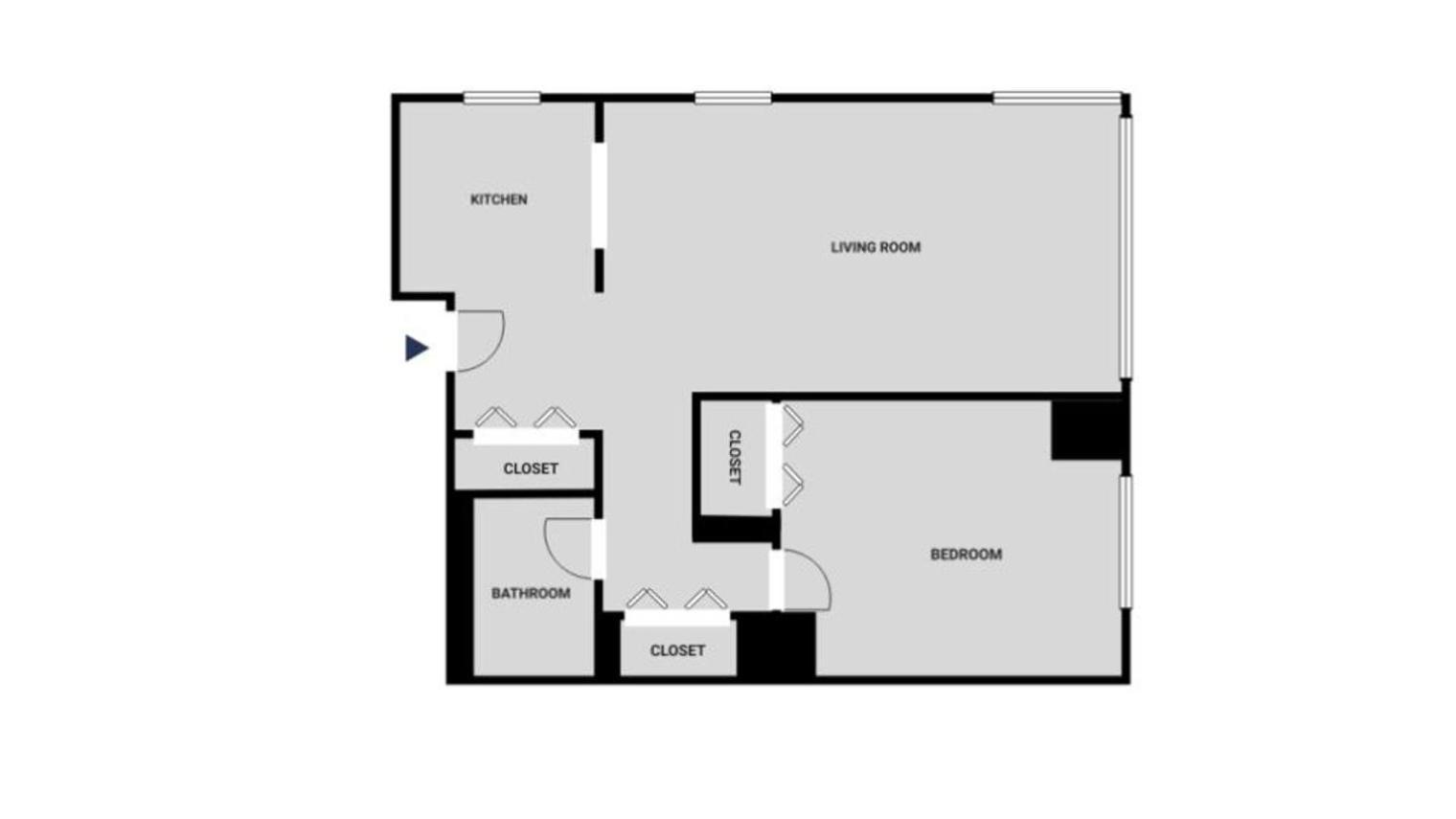 Appartement Midtown 1br W Dm Elevator Gym Nr Times Sq Nyc-799 *