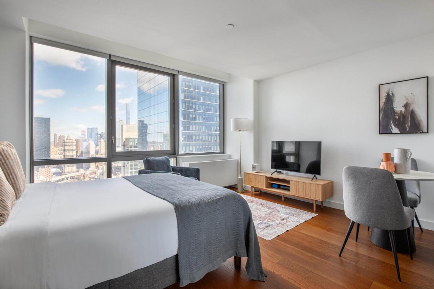 Blueground Hudson Yards Gym Rooftop Lounge Nyc-1454 Apartment
