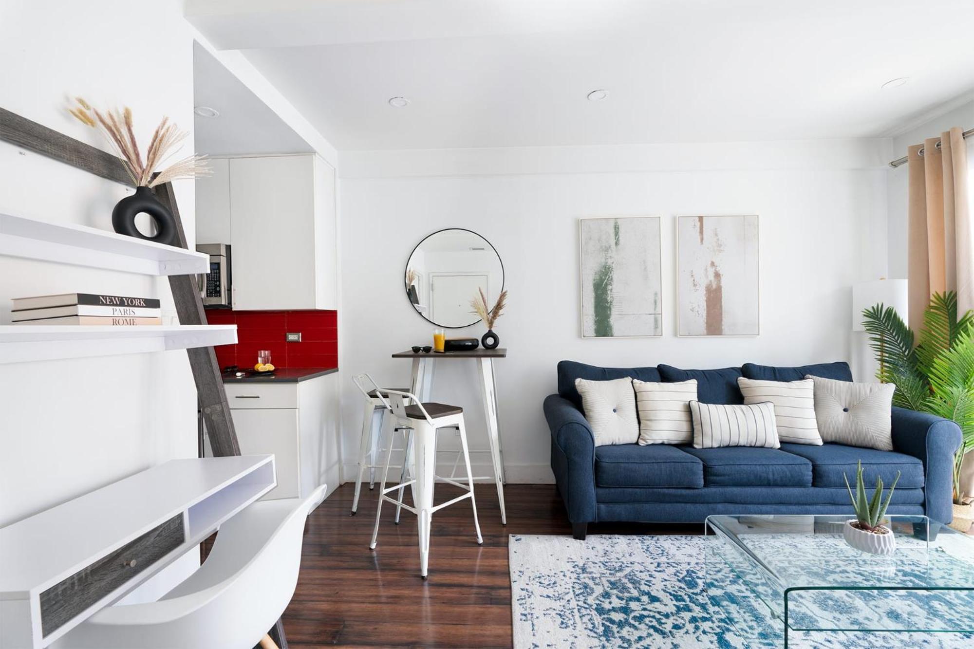 809-3a 1br Columbus Circle Elevator W D Appartement New York