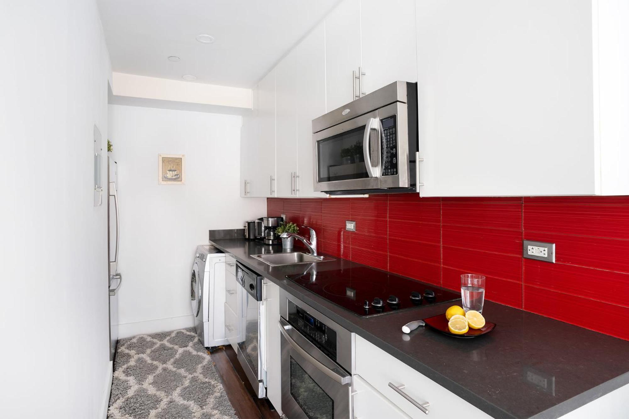 809-3a 1br Columbus Circle Elevator W D Appartement