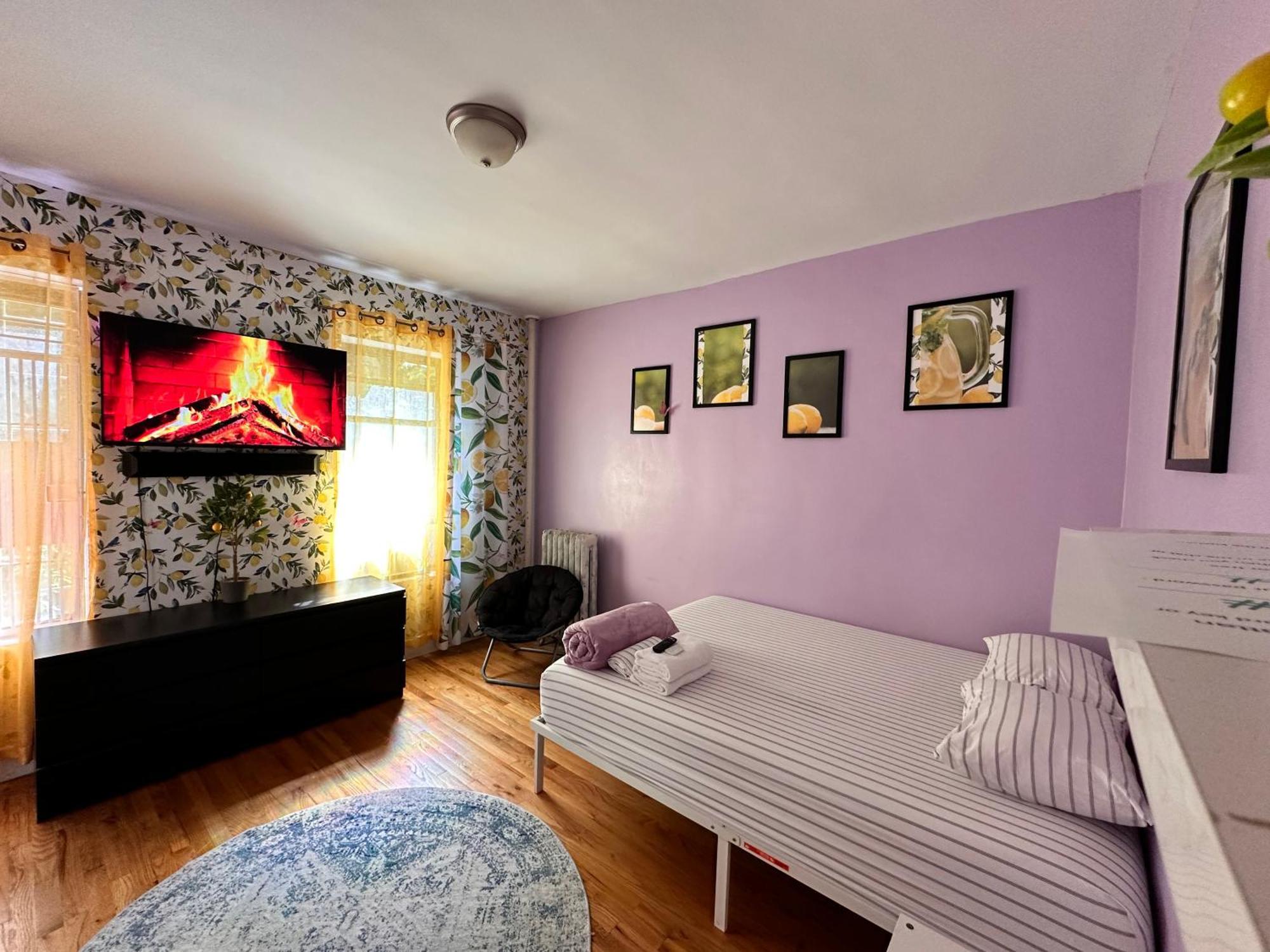 Appartement Lavender Queen Bright & Peaceful In Harlem