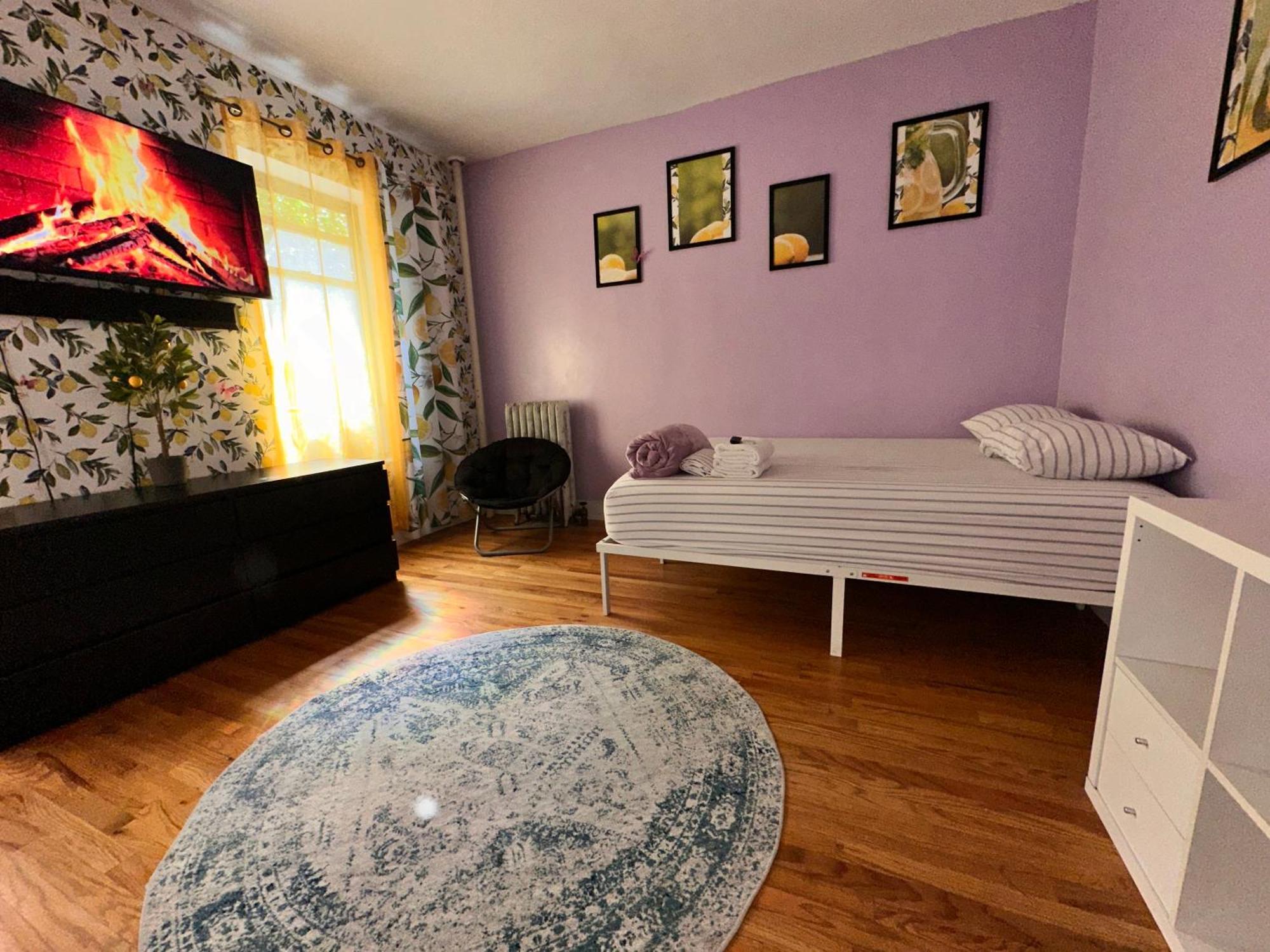 Appartement Lavender Queen Bright & Peaceful In Harlem New York