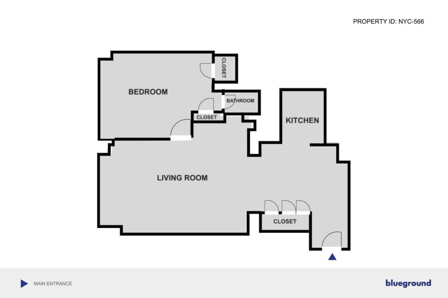 Ues 1br W Doorman Elevator Gym Nr Park Nyc-566 Appartement