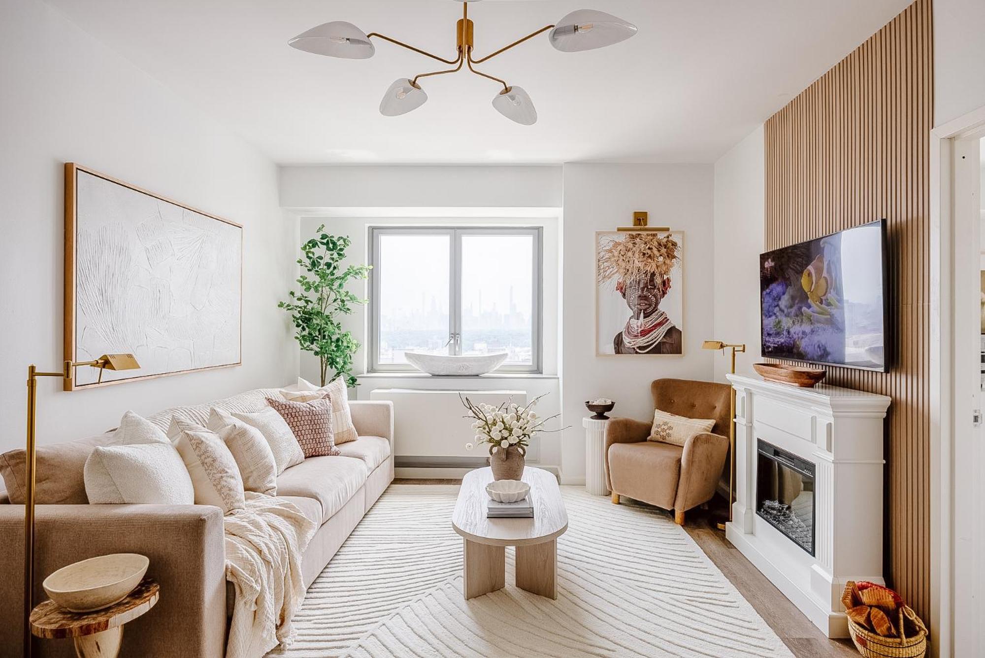 Skyline Spectacle Modern Designer Studio With Panoramic Nyc Views Apartment